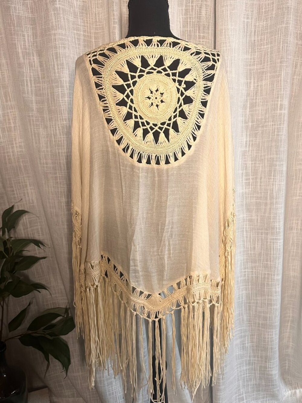Crochet Shawl/Bathing Suit Cover Up